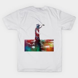 Fishing sport art #fishing T-Shirt